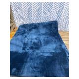 Rugs for Bedroom Living Room, 4x6 ft Navy Blue Area Rug, Washable Memory Foam Indoor Carpet, Modern Aesthetic Minimalist Non-Slip Carpets for Boys Girls Adults Home Decor