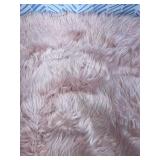 Latepis Pink Rugs for Bedroom Girls Washable Runner 2x6 Faux Fur Rug Soft Furry Rugs Fluffy Throw Sheepskin Rug Cute Room D cor Cushion, Runner