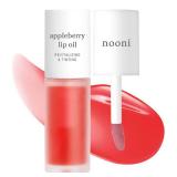 NOONI Korean Lip Oil - Appleberry + Appleplum + Applewine, 0.12 FL Oz Bundle