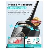 COSLUS E40 Portable Water Flosser for Teeth: 10 Pressure Settings Professional Water Dental Pick for Orthodontic, Braces & Sensitive Gums - Cordless for Travel Use, for Adults Teens, BPA-Free