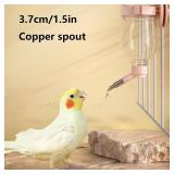 17oz/500ml No Drip Water Bottle for Small Animals Perfect for Guinea Pigs, Rabbits, Chinchillas & Rodents Easy Refill from Top, Also Suitable for Birds