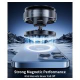 Magnetic Phone Holder for Car,Magnetic Phone Holder with Suction Cup, Vacuum Car Mount for iPhone 17 16 Pro Max,Phone Holders for Your Car Magnetic