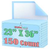 Chucks Pads Disposable 150 Pads Underpads 23x36 - Absorbent Leak-Resistant Incontinence Bed Pads for Mattress & Furniture Protection | Waterproof Pee & Puppy Training Pads for Adults, Kids & Elderly