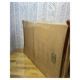 Retails for $130! Foot Stool Ottoman Footrest Folding Storage Cube, Storage Box Toy Box Footrest Faux Leather Footstool Seat Suitable for Living Room Bedroom Hallway