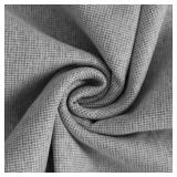 Suitable for Home Furniture Interior Decoration Fabric, coarse Texture Thickened Linen, Excellent Breathability, Handmade DIY Material (Dark Gray, 1 Yard pre Cut)