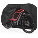 Zettum Bike Cover for 1 Bike - 600D Bike Covers Outdoor Storage Waterproof & Heavy Duty, Bicycle Cover for Single eBike, Mountain Bike, Road Bike, Hybrid Bike, Beach Cruiser Bike, Scooter and More