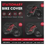 Zettum Bike Cover for 1 Bike - 600D Bike Covers Outdoor Storage Waterproof & Heavy Duty, Bicycle Cover for Single eBike, Mountain Bike, Road Bike, Hybrid Bike, Beach Cruiser Bike, Scooter and More
