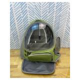 Cat Backpack Carrier, Breathable Cat Carrier Large Space Bubble Pet Backpack for Kitty Small Dog up to 15lbs, Transparent & Foldable Pet Carrier for Travel Hiking