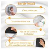 Magnetic Chalkboard Contact Paper for Wall, 47.2" x 18" Self-Adhesive Magnet Wall Sheet with 79 Magnete Letters for Kids and 12 Colors Liquid Chalk, Magnetic Wallpaper Stickers, Chalk Board