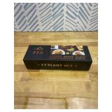 Copper Flatware Set 8 Stainless Steel Silverware 40 Pieces include Forks Spoons Knives Heavy Duty Durable for Home Kitchen Festival Parties Resturant Utensils