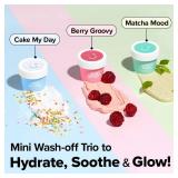 I DEW CARE Wash Off Face Mask Skincare Gift Set - Mini Scoops | Facial Masks, Matcha, Korean Skincare, Pore Cleansing Mask, Cruelty-Free, Travel Size, Mini Set, Stocking Stuffers, Teen Girl Gift Set