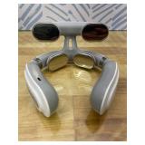 Magic Pro 2.0 Neck Massager, 2025 Upgraded 4-Head Portable Neck Massage with 6 Vibration Modes & 15 Intensity Levels, Ergonomic Design Promote Muscle Relaxation (White)