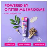 Foot Care Deodorant Lotion Long-Lasting Odor Control & Deep Hydration, Neutralizes Foot Odor, Moisturizes Dry, Cracked Heels, Mushroom Extract Formula for Soft, Healthy-Feeling Feet, 1.76oz