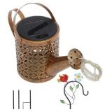 Watering Can Light Waterproof Solar Watering Can Lantern Decorative Solar Water Kettle Lamp for Patio Lawn Yard Outside(Colour,Style 1)