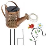 Watering Can Light Waterproof Solar Watering Can Lantern Decorative Solar Water Kettle Lamp for Patio Lawn Yard Outside(Colour,Style 1)