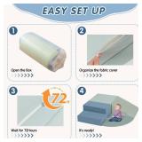 Large 4 Pcs Toddler Climbing Toys Indoor, Foam Blocks with Velcro, Classic