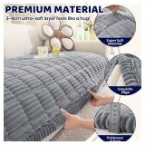 Royhom Couch Cover for Dogs Washable, Soft Thick Pet Couch Covers for Sofa, Pawcart Couch Protector Pet Friendly, Furniture Covers Dog Mat for Couches and Sofas(Blue-Grey, 27.6 x 59 Inch)