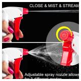 16 Oz Spray Bottle (12 Pack),Spray Bottles for Cleaning,Reusable Empty Refillable Solutions Plastic Bottle,Spray Bottle Bulk for Garden,Plants,Water,Kitchen and Commercial