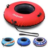 GoSports 44 Inch Heavy-Duty Winter Snow Tube with Premium Canvas Cover - Choose Your Style - Commercial Grade Sled