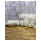 Digital Decor 100% Cotton Luxury Hotel Pillows Standard Size Set of 2, Cooling Down Alternative Bed Pillows for Sleeping, Hypoallergenic Soft Pillows for Side & Back Sleepers, Made in USA, 26" x 20"