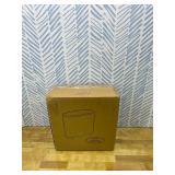 IEEK Plastic Trash Can with Press Top Lid,3.2 Gallon /12 Liter Garbage Can,Black Modern Waste Basket Thin Trash Cans for Bathroom,Kitchen,Living Room,Office and Narrow Spaces