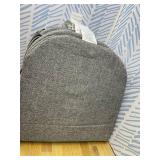 Wellsin Chair Cushions for Dining Chairs 6 Pack - Kitchen Chair Cushions with Ties and Non-Slip Backing - Dining Chair Pads 16"X16"X2", Dark Gray