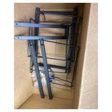 HOOBRO 5 Gallon Water Jug Holder 6 Bottles, Water Jug Rack, 3 Tier Water Bottle Holder with X-Shape Reinforcement, for Kitchen, Living Room, Office, Rustic Brown and Black BF03ST01