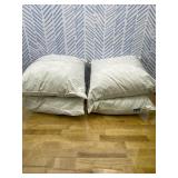 MIULEE Throw Pillows Inserts, Pack of 4 16x16 Inch 100% Virgin Fiber Filling Bed Couch Pillows