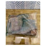 Richealnana Sparkly Rhinestones Cowboy Cowgirl Style Boots Calf High Boots for Women 2INCH Heeled Shining Pull On Tabs