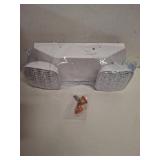 TANLUX LED Emergency Lights with Battery Backup, Two Head Adjustable Commercial Emergency Lights, UL Listed, AC 120/277V, Hardwired Exit Light Fixtures - 2 Pack (White)