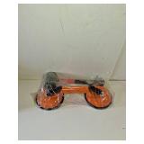 Saker Laminate Floor Gap Repair Tool,Suction Cup Lifter,Floor Gap Repair Kit with Rubber Mallet,for Floating Wood Floors and Moving Glasses Orange