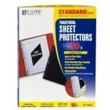 C-Line Products Traditional Polypropylene Sheet Protectors, 50 per Box