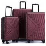 Travelhouse Hardside Spinner Luggage Set, 3-Piece,
