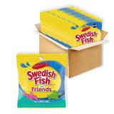 SWEDISH FISH and Friends Soft & Chewy Candy, Bulk Candy, 12-3.59 oz Bags