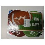 Football Photo Booth Props Kit, 26 Pieces Football Season Photobooth, Game Day Decoration Supplies Gift, Fun Photography Posing Signs, Sport Theme Birthday Party Favors