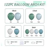 Boho Balloon Arch Kit,122Pcs Dusty Pink Mustard Yellow Metallic Rose Gold Apricot Nude Pastel Balloons for Boho Bridal Wedding Fall Baby Shower Engagement Anniversary Birthday Party Decorations - Colo