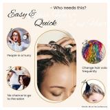 Cherry Brown Hair Dye Shampoo 3 In 1, Instant Natural Hair Color for Women & Men Treated Shampoo Para Canas, Salon-Grade Root Touch-Up - Lasts 30 Days, Beginner-Friendly, 500ml