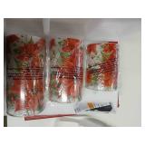 Poinsettia Christmas Flameless Candles with Remote & Timer Red Christmas Flower Decorative LED Candles for Home Bedroom Xmas Party Holiday Decor Set of 3