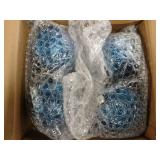 Leitee 16 Pcs 3.15 Inch Christmas Ball Ornaments Large Glitter Christmas Balls Decorations Shatterproof Xmas Tree Ornaments with Hanging Loop for Holiday Festival Party Wreath Home Decor(Navy Blue)