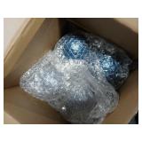 Leitee 16 Pcs 3.15 Inch Christmas Ball Ornaments Large Glitter Christmas Balls Decorations Shatterproof Xmas Tree Ornaments with Hanging Loop for Holiday Festival Party Wreath Home Decor(Navy Blue)