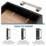 Knobonly 20 Pack Dresser Handles 8-3/4 inch (224mm) Hole Centers, Cabinet Pulls Brushed Nickel, Kitchen Cabinet Handles