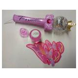 ArtCreativity Princess Bubble Wand for Kids, Light Up Bubble Blower Maker Machine with LED & Sounds, Toddler Bubbles Toy, Fluid Solution Included, Great Gift Idea, Princess Toy Party Favor for Kids