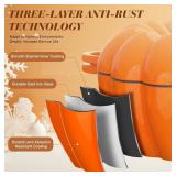 Wood Stove Steamer, WoodStove Humidifier, Woodstove Steamer, Cast Iron Humidifier for WOODStove 2.4 Quart Large Capacity Rust Resistant, Orange & Pumpkin