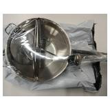 Food Mill Stainless Steel, Rotary Food Mill for Tomato Sauce, Mashed Potatoes, Applesauce, Jams and More, Potato Ricer (Silver)