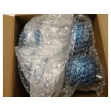 Leitee 16 Pcs 3.15 Inch Christmas Ball Ornaments Large Glitter Christmas Balls Decorations Shatterproof Xmas Tree Ornaments with Hanging Loop for Holiday Festival Party Wreath Home Decor(Navy Blue)