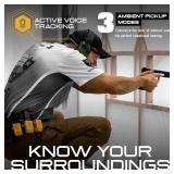 M300A Ear Protection For Gun Range - Shooting Ear Muffs with Ergonomic Gel Cushions, IPX5 Waterproof Gear