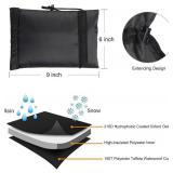 Outdoor Faucet Covers for Winter, Spigot Covers Winter Insulated Freeze Protection, Reusable Waterproof Spigot Cover for Garden, 2 Pack (Black1 2pcs)