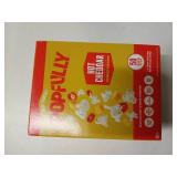 POPFULLY Hot Cheddar Popcorn Fully Pops, Sharing Bags, Bold Cheese Taste, Big Pop, Micro Popcorn Bags, 3-Pack