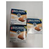 3 Boxes of CLIF BUILDERS Protein Bars Crispy Almond Salted Caramel, Reduced Sugar, Gluten Free, 6ct/each