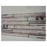 12 ROLLS of Dimoon 17.3" X 78.7" Peel and Stick Wallpaper Pink White Modern Forest Floral Wallpaper Renter Friendly Waterproof Removable Self Adhesive Wall Paper Bedroom Livingroom Cabinets Vinyl